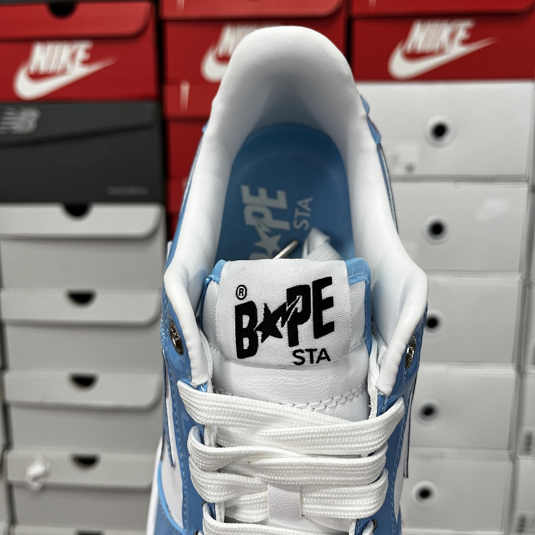 Bape A Bathing Ape Bape Sta Low (Blue) - Image 5