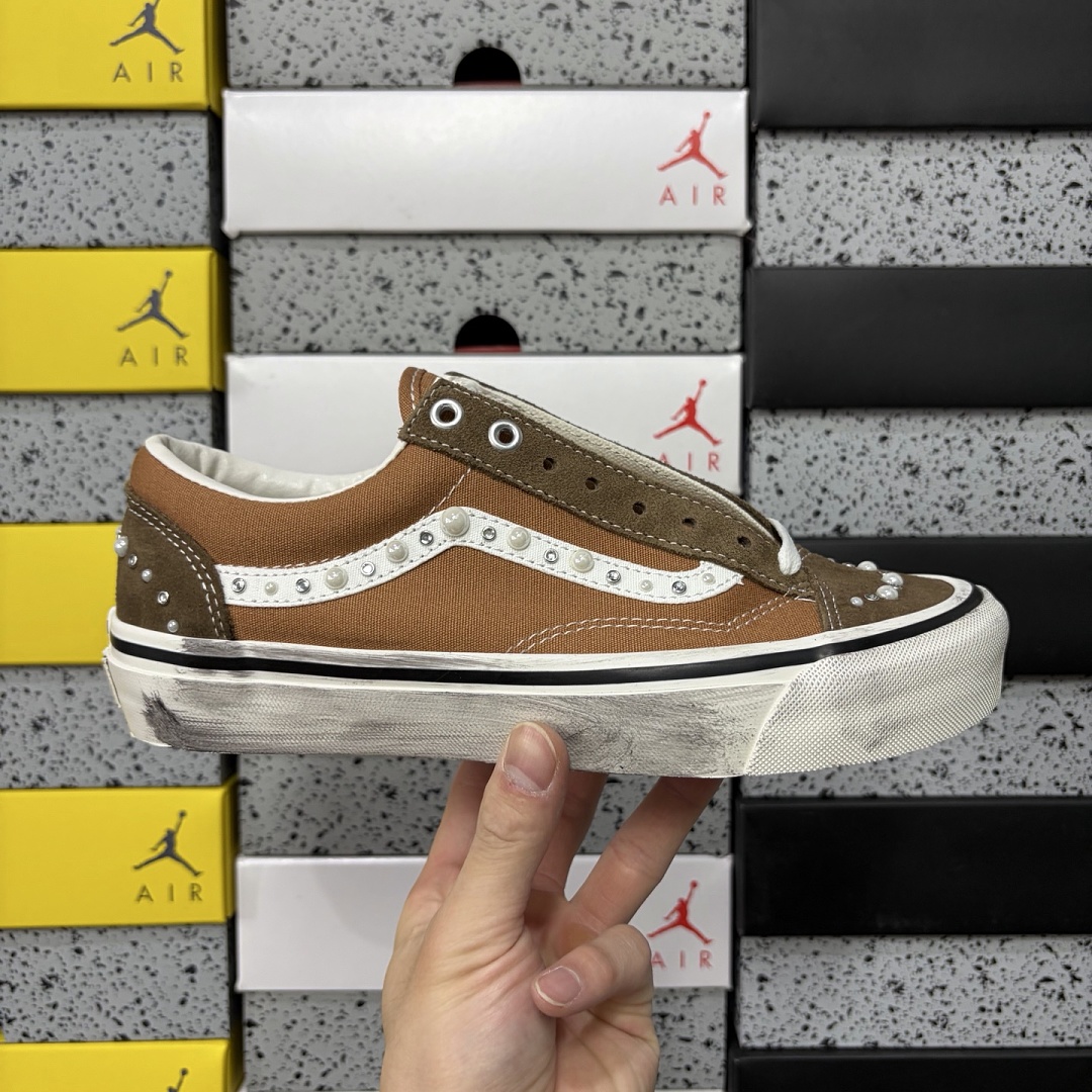 Vans LX Old Skool 36 Pearlized Pack Vintage Cocoa Brown V - Image 9