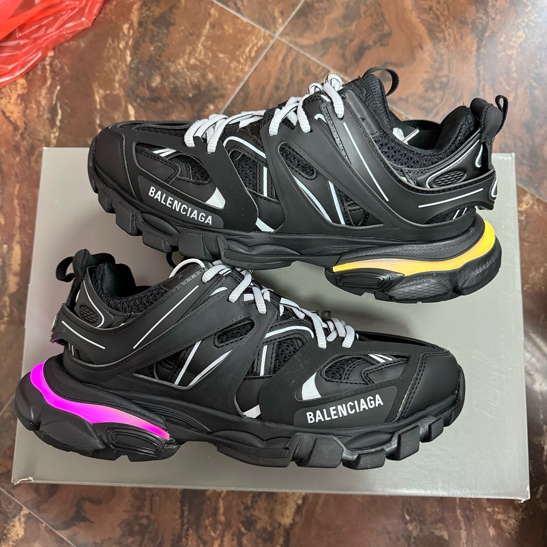 Balenciaga Track Black White LED - Image 10