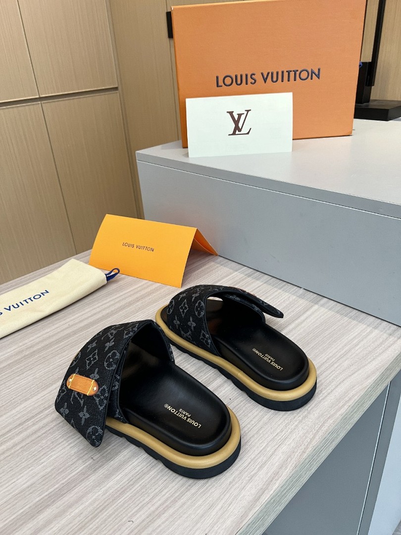 Louis Vuitton Velcro Slippers - Image 4