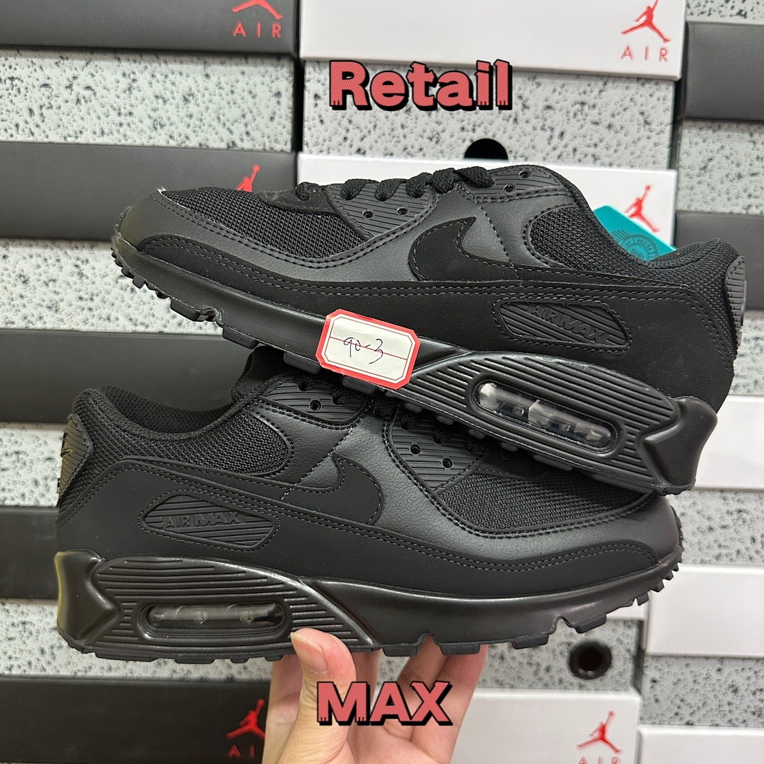 Nike Air Max 90 Recraft (Triple Black) - Image 18