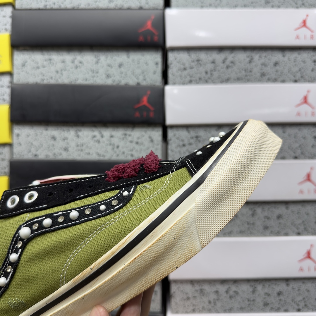 Vans Old Skool 36 VN000E8VYA6 Green Black Bead - Image 5