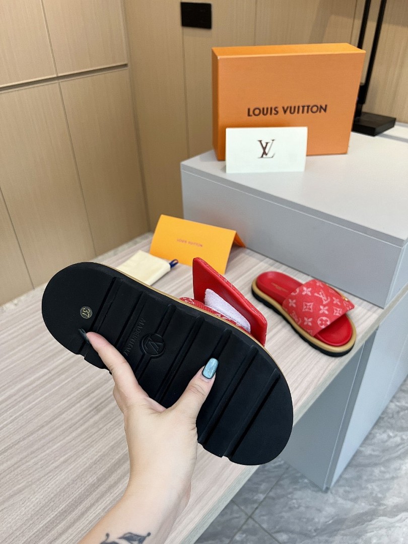 Louis Vuitton Velcro Slippers - Image 2