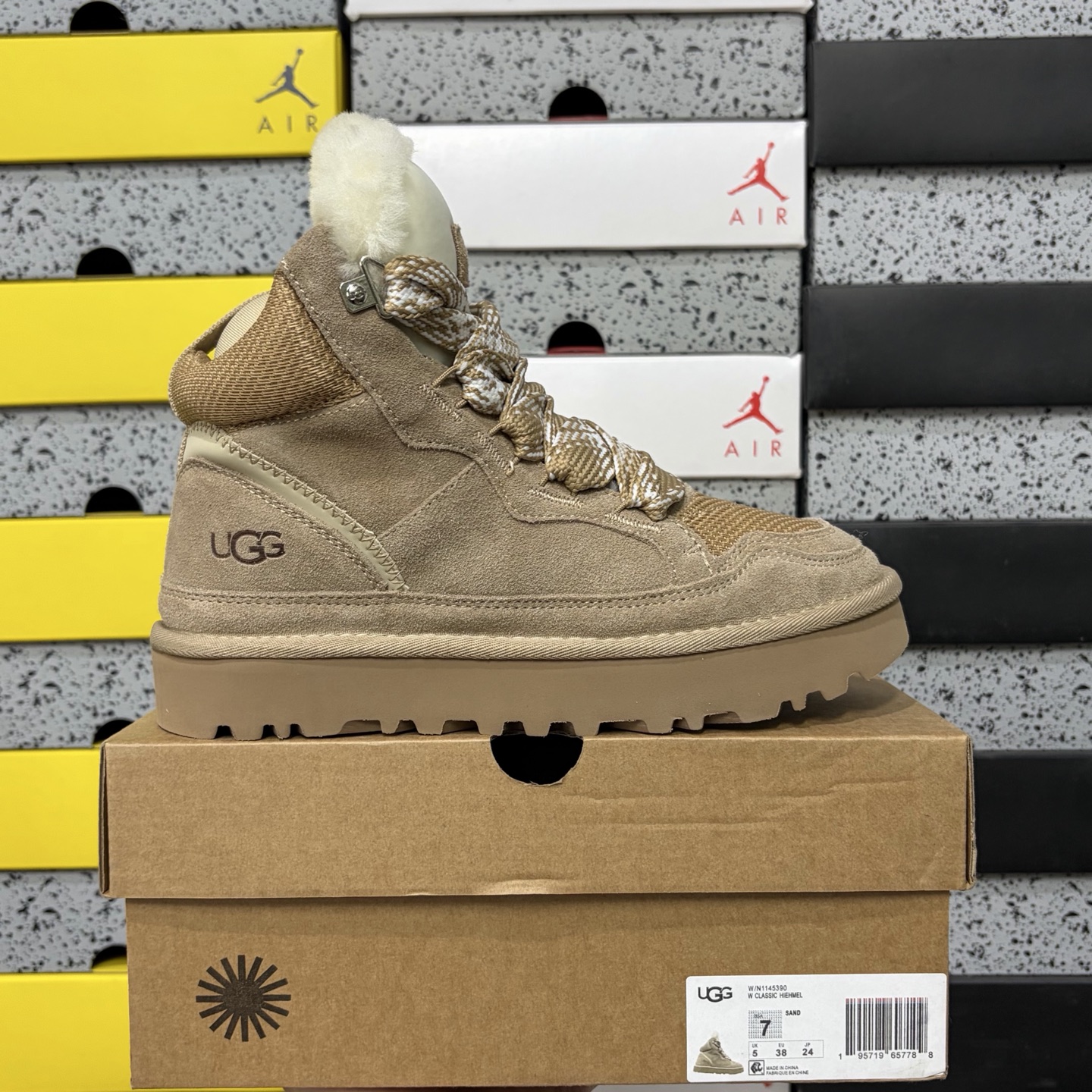 UGG Lowmel High Top Sand -5390 - Image 10