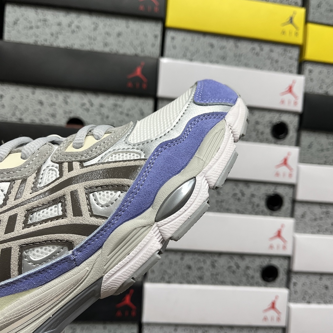 ASICS Gel-NYC Cream Cloud (Grey Blue) - Image 5
