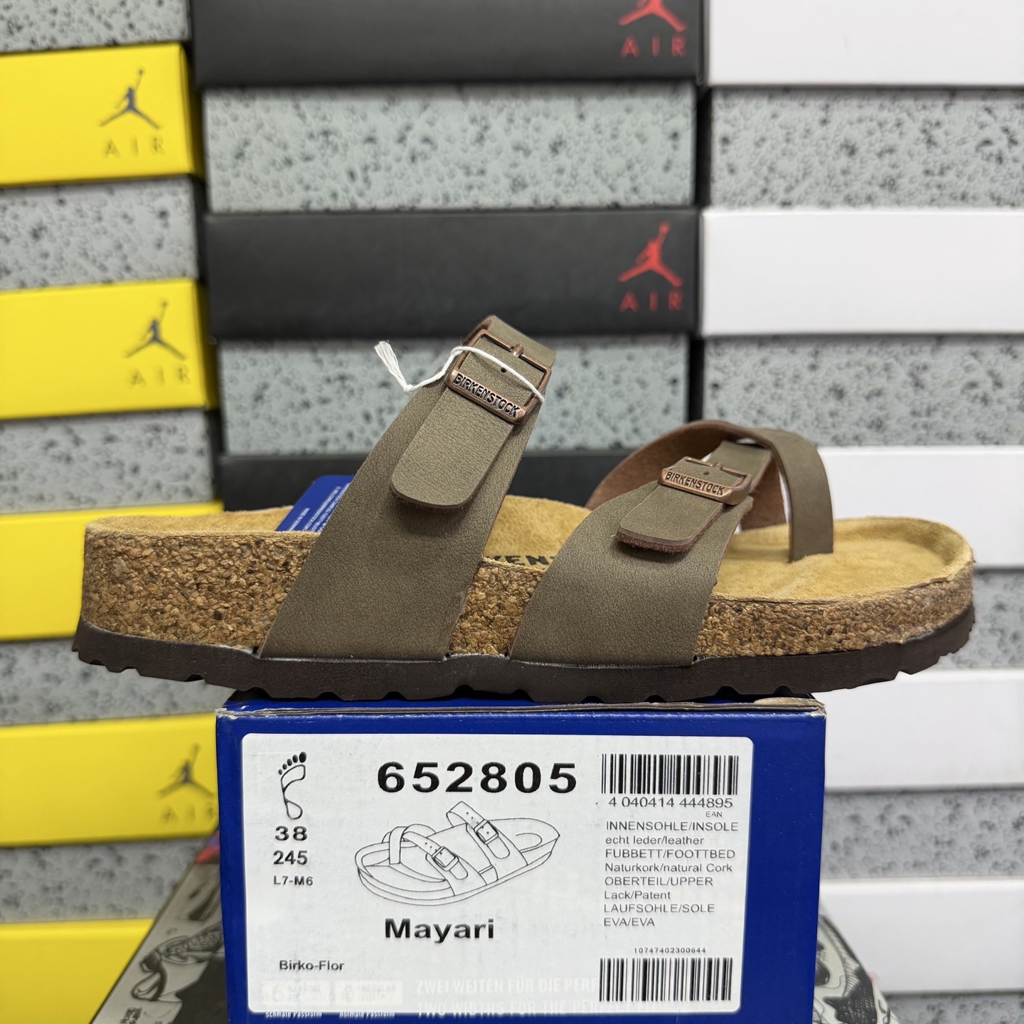 Birkenstock Birken Arizona Birkibuc Double Buckle Flip Flops - Image 10