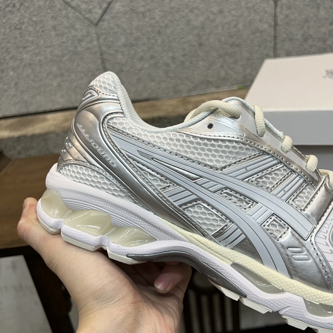ASICS Gel-Kayano 14 JJJJound Silver White 1201A457-100 - Image 7