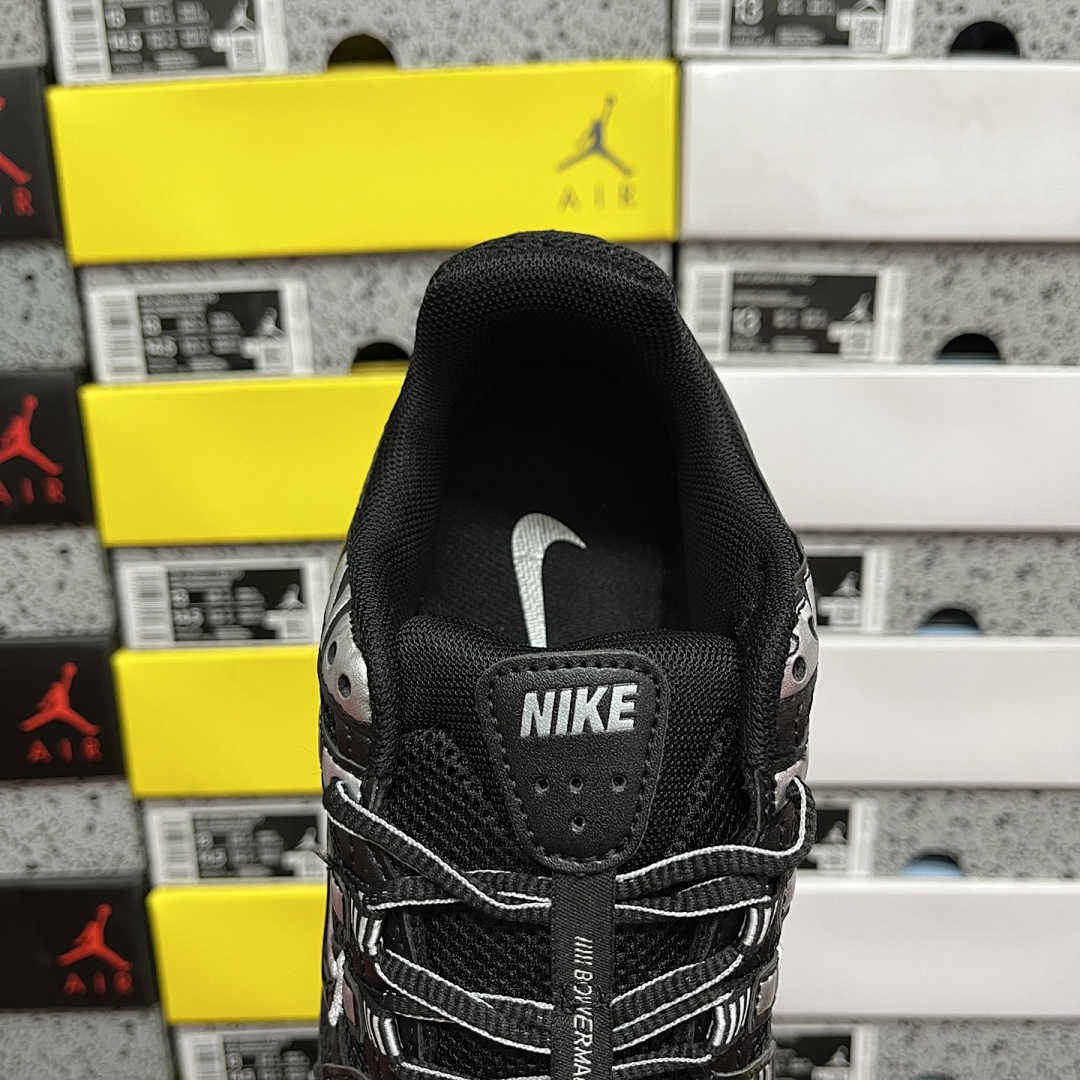 Nike P-6000 (Black White Metallic Silver) - Image 8