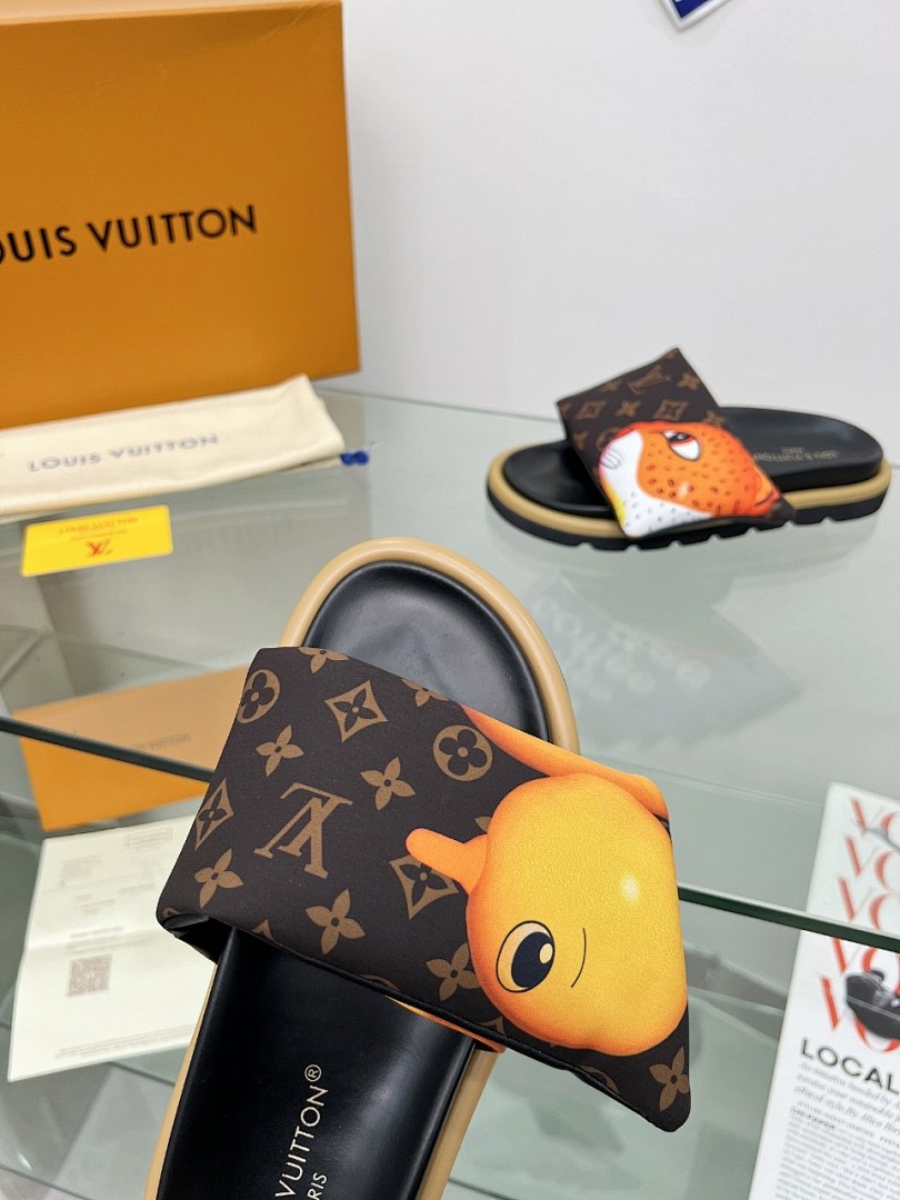 Louis Vuitton Velcro Slippers - Image 4