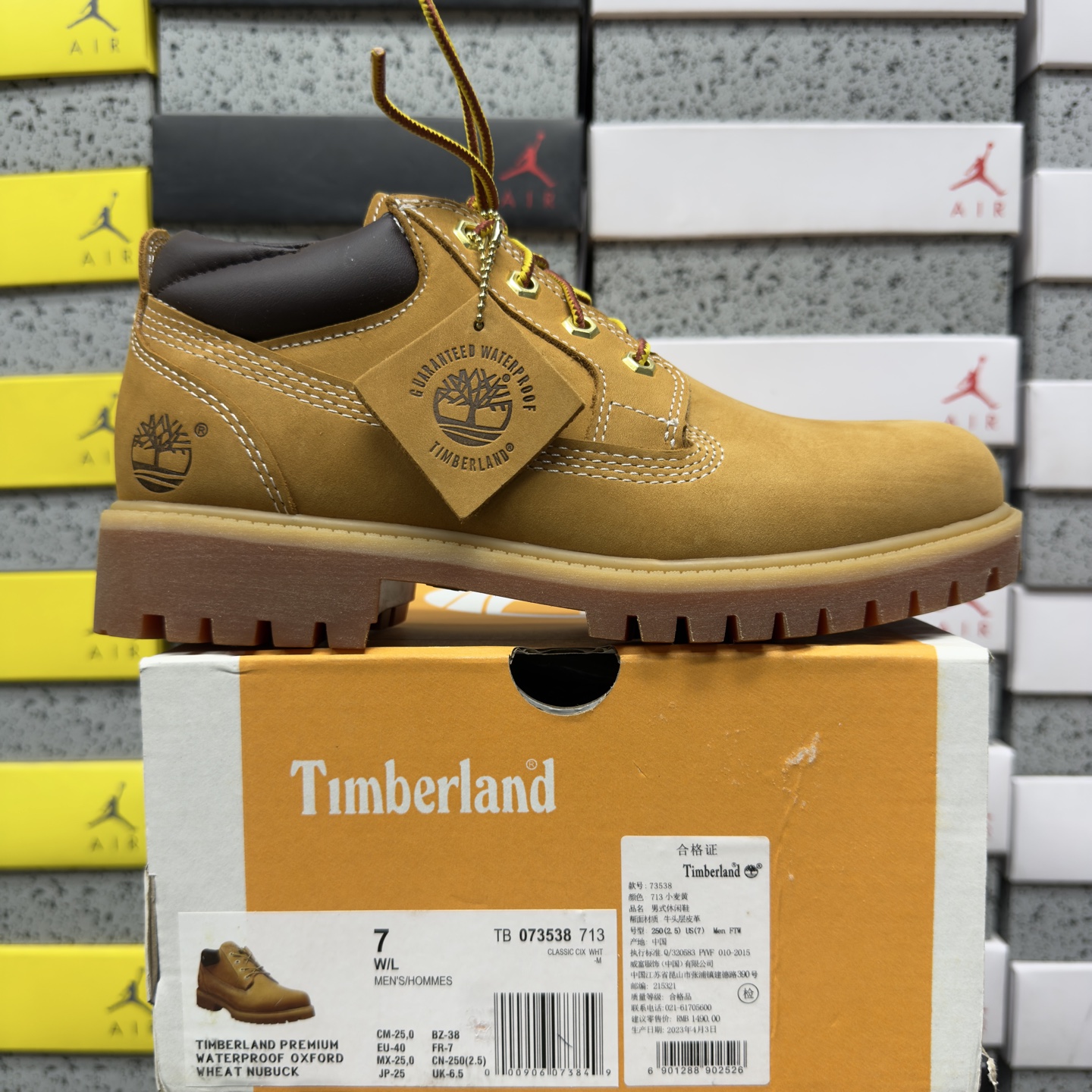 Timberland 6" Premium Waterproof Boot TB-073538-713 Small Wheat Collar 39.5-44 - Image 10
