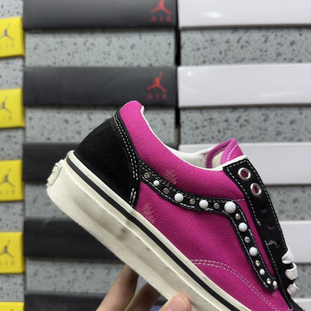 Vans OTW Old Skool 36 Pearlized Pack Pink Black VN000E8VHLE Red Bead - Image 2