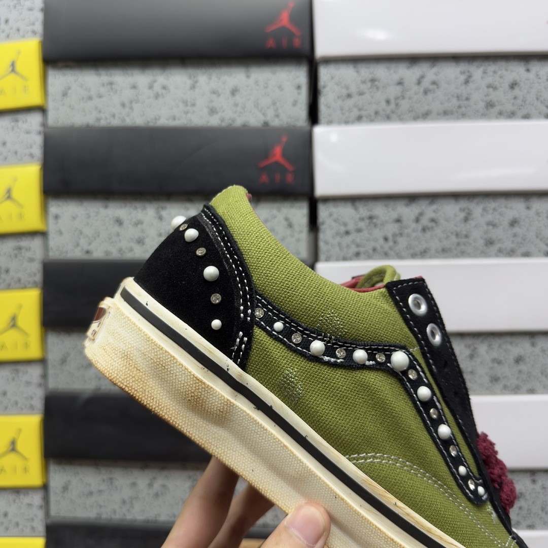 Vans Old Skool 36 VN000E8VYA6 Green Black Bead - Image 2