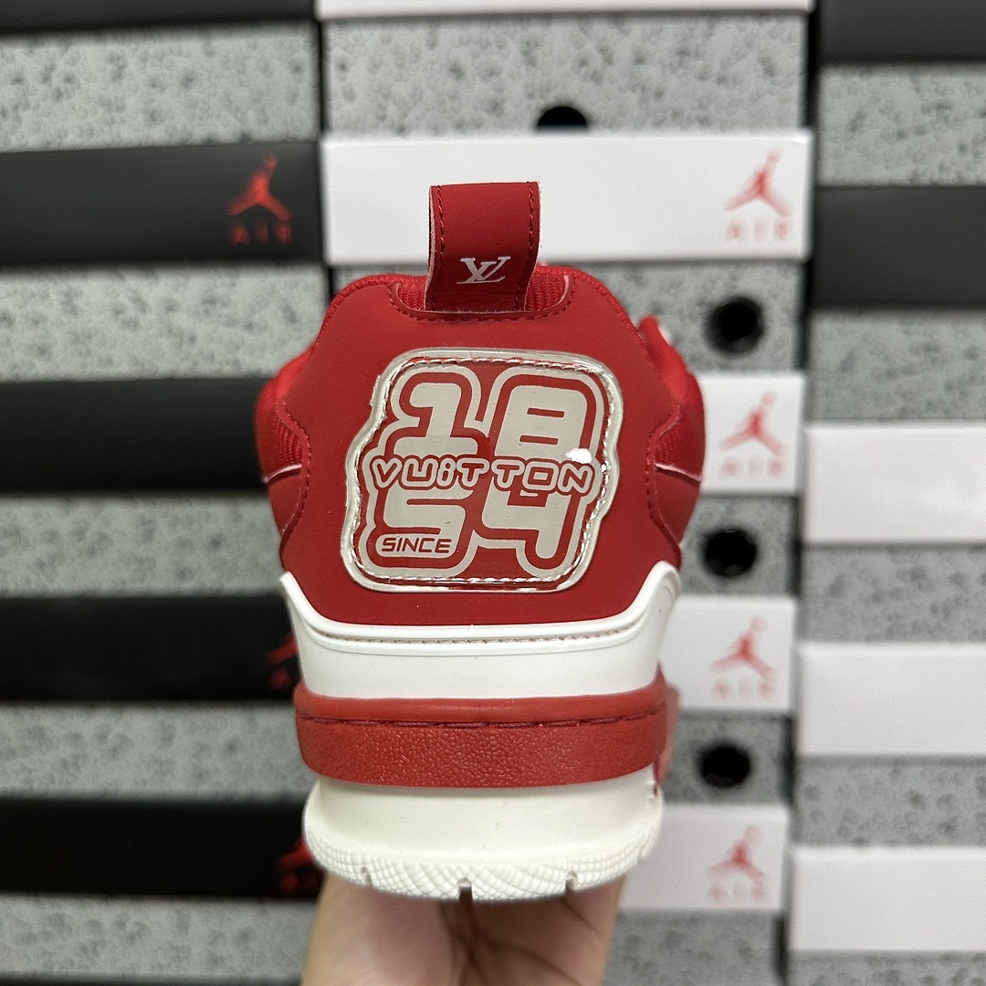 Louis Vuitton Skate Sneaker SK8 (White Red) - Image 11
