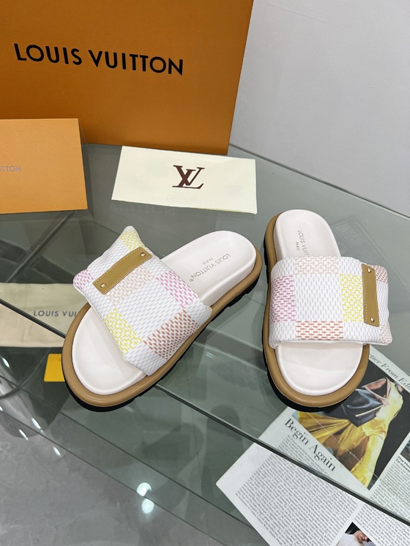 Louis Vuitton Velcro Slippers - Image 3
