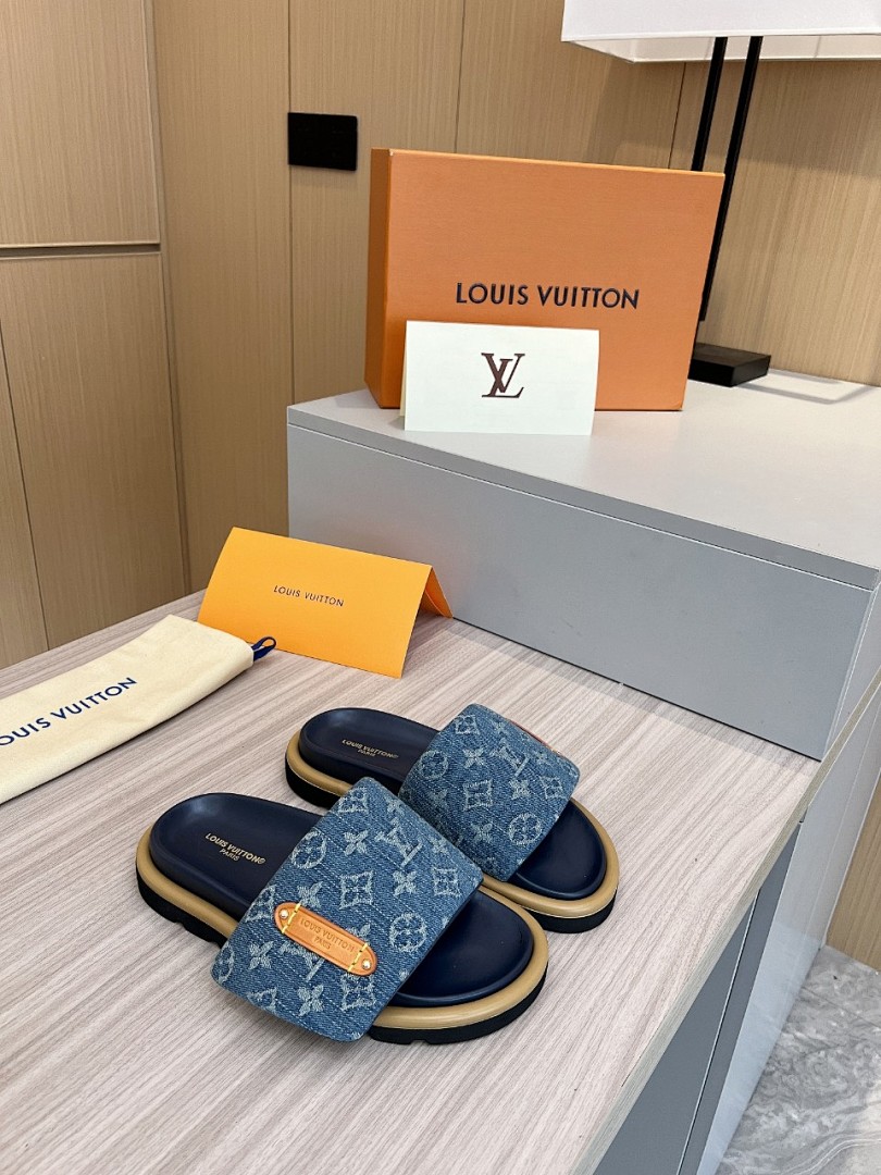 Louis Vuitton Velcro Slippers - Image 4