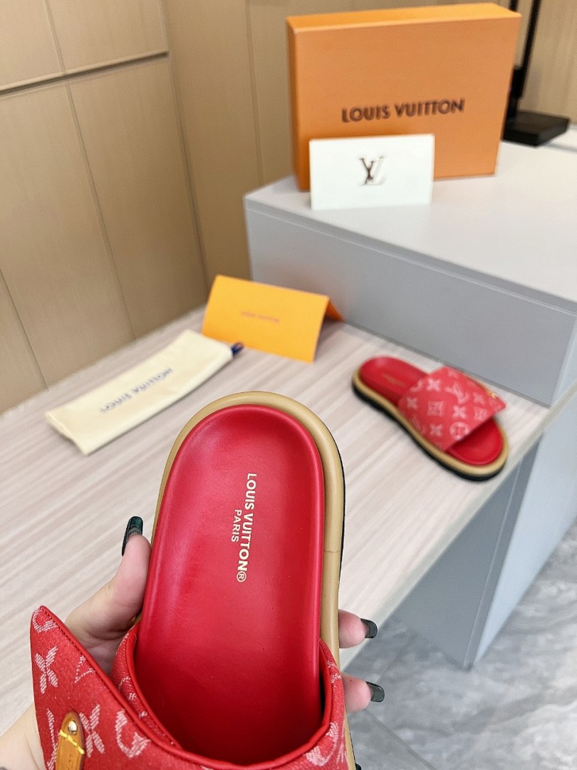 Louis Vuitton Velcro Slippers - Image 8
