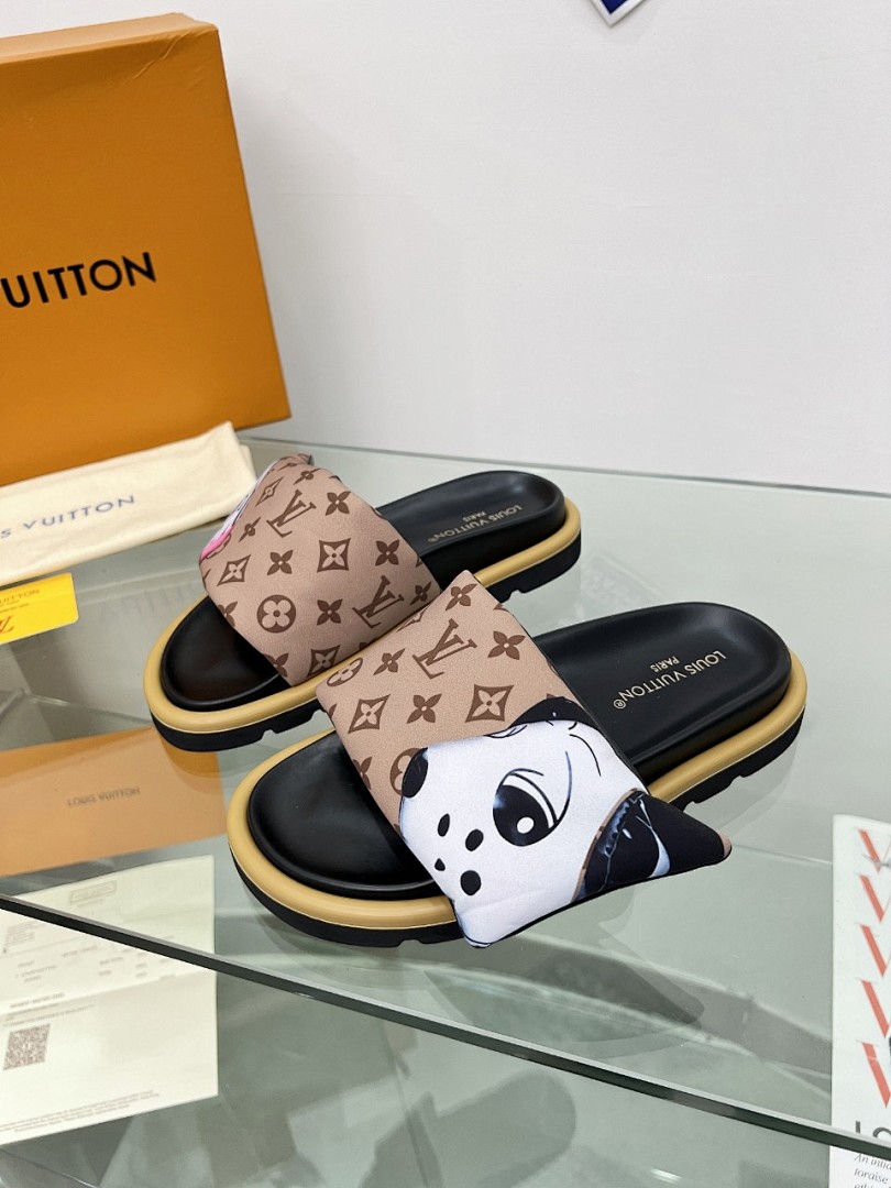 Louis Vuitton Velcro Slippers - Image 6