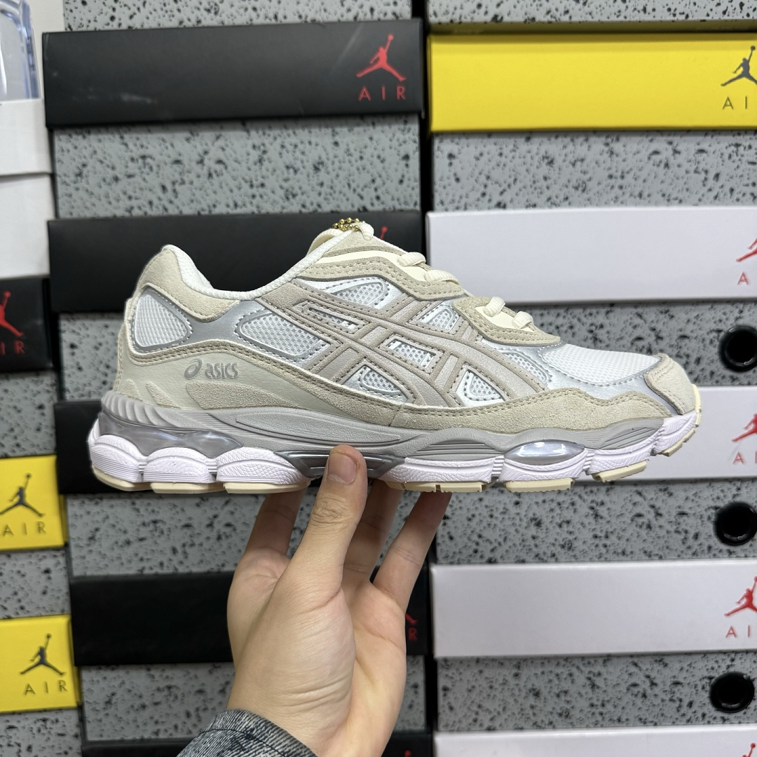 ASICS Gel-NYC White Oyster Grey 1201A789-105 - Image 3