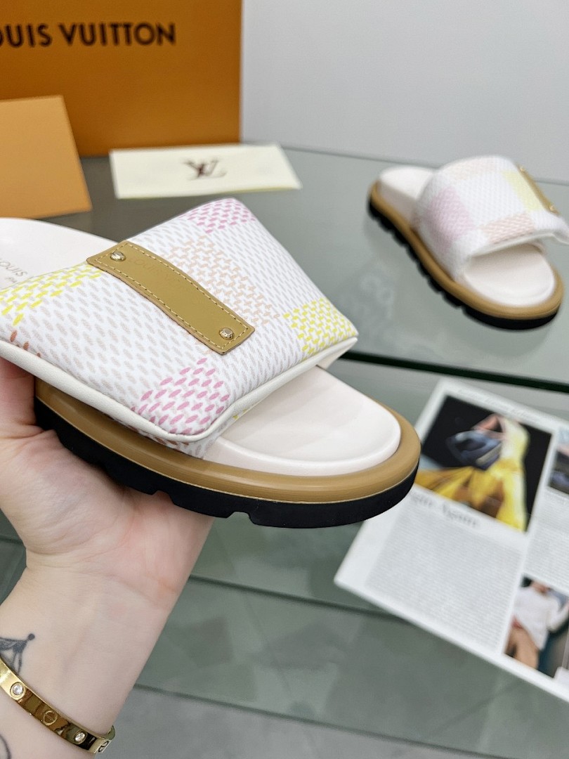 Louis Vuitton Velcro Slippers - Image 2