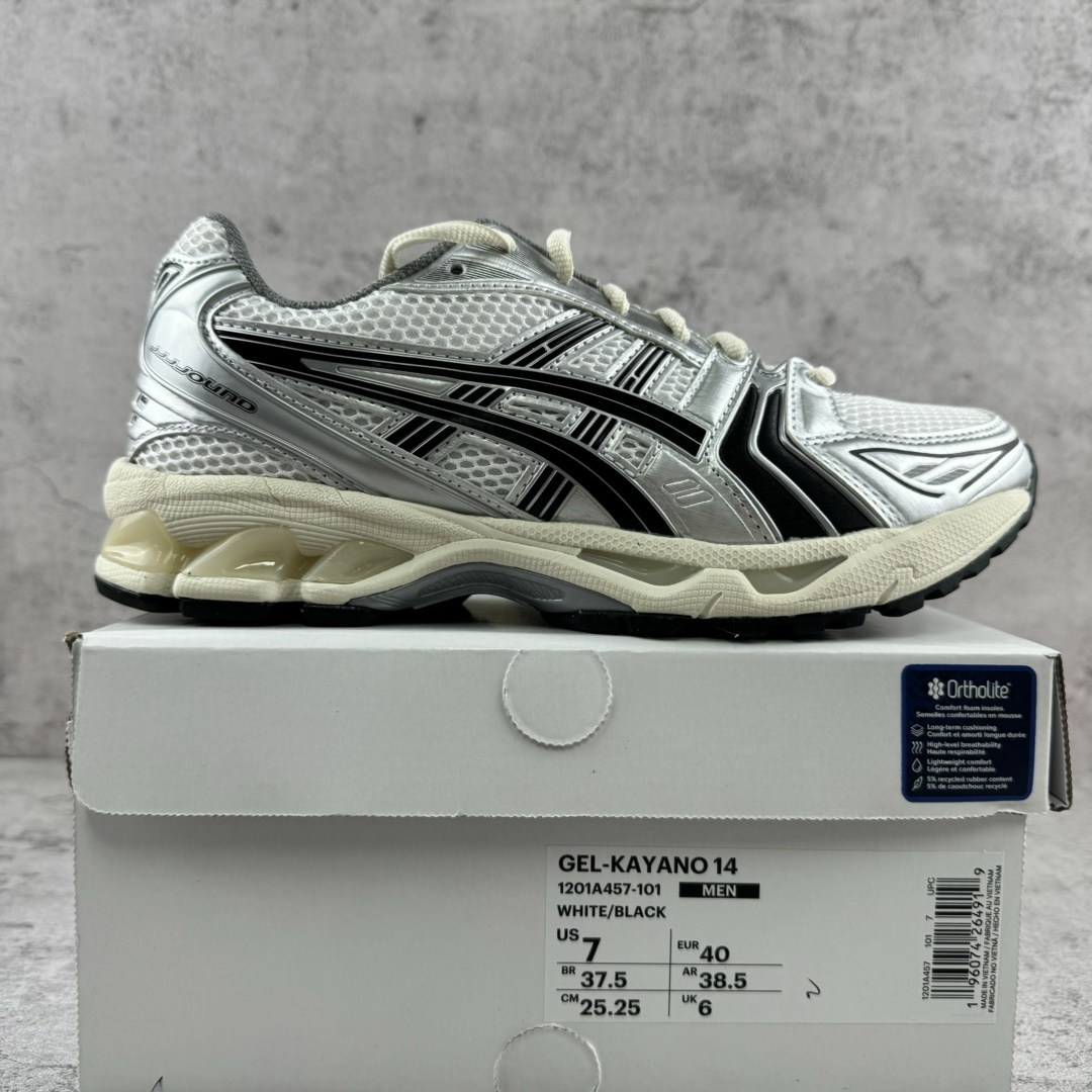 ASICS Gel-Kayano 14 JJJJound Silver Black 1201A457-101 - Image 10
