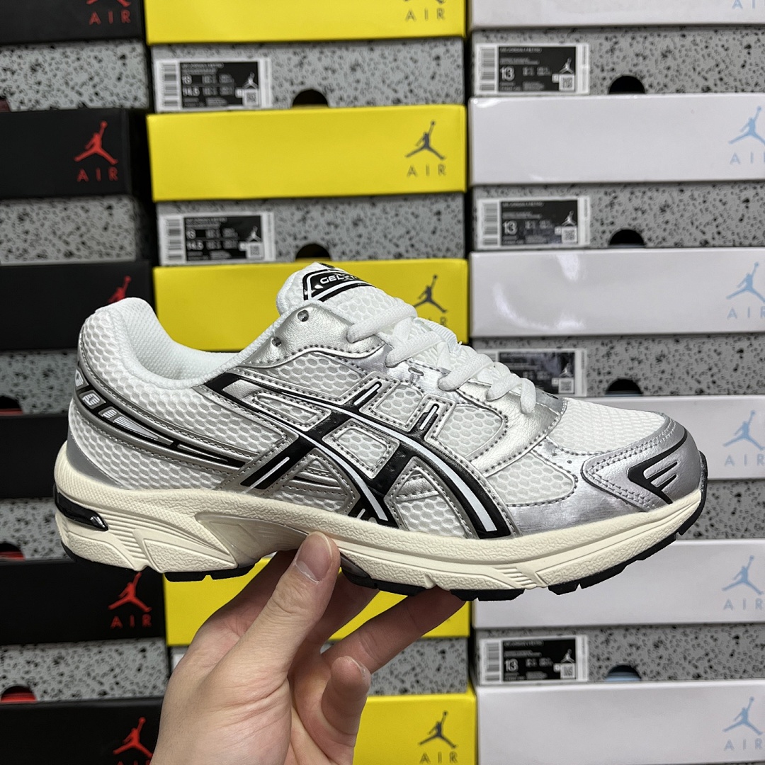 ASICS Gel 1130 White / (Silver Black) - Image 2