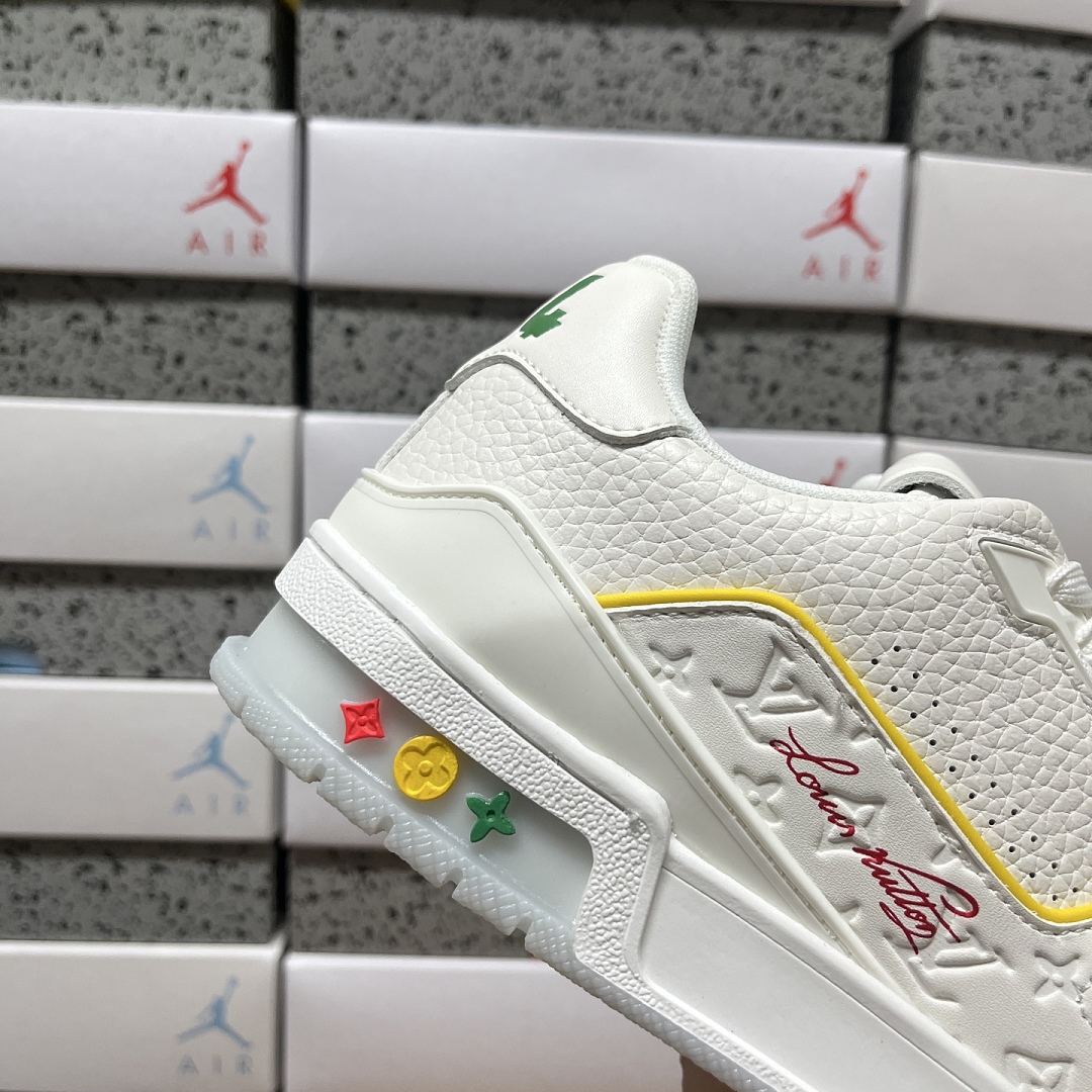 Louis Vuitton Trainer WHITE/YELLOW (White Yellow) - Image 3