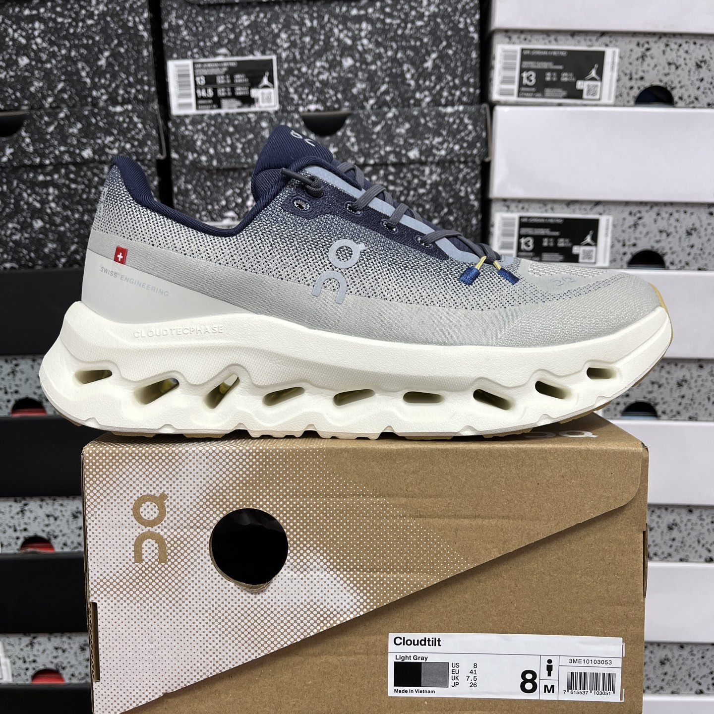 On Running Cloudtilt Midnight Ivory 3ME10103053 (Grey Blue) - Image 10