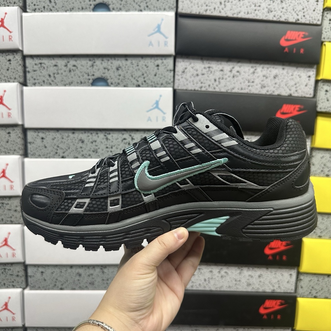 Nike P-6000 Black Hyper Turquoise Cool (Grey) - Image 4
