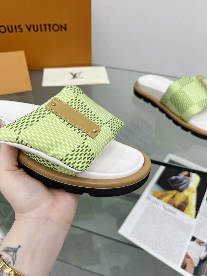 Louis Vuitton Velcro Slippers - Image 4