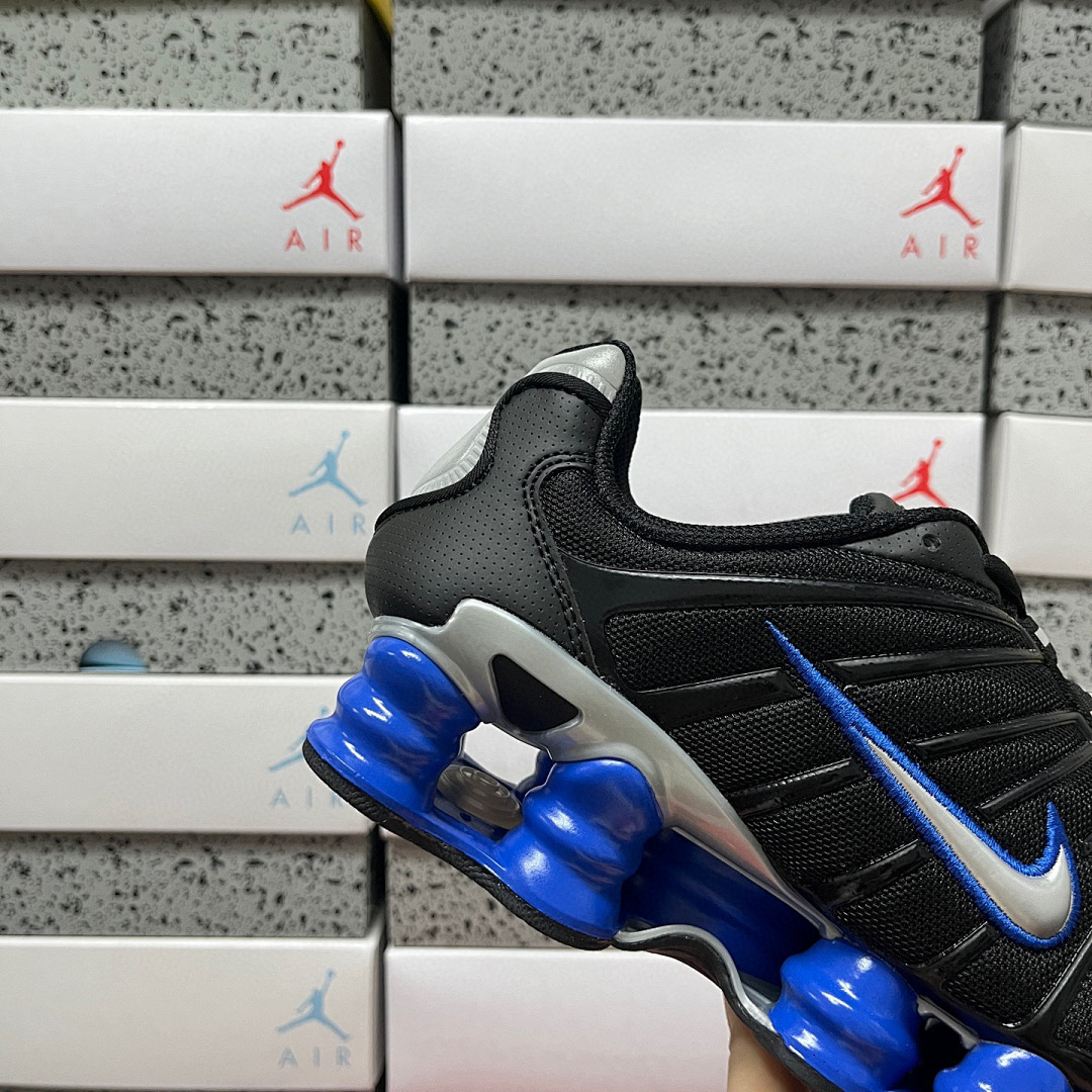 Nike Shox TL Black Racer Blue Metallic Silver CN0151-004 - Image 8