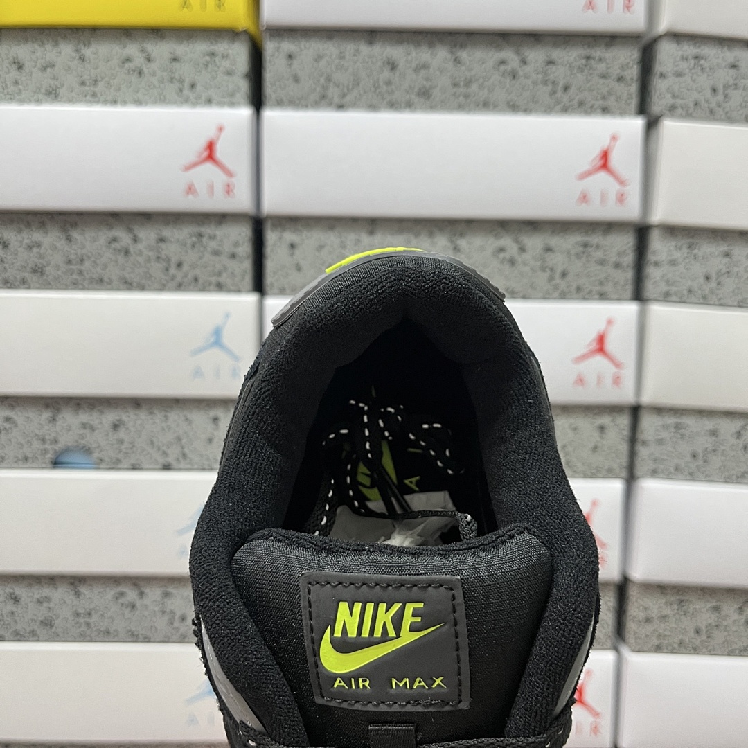 Nike Air Max 90 Black Volt Cool Grey FQ2377-001 - Image 6