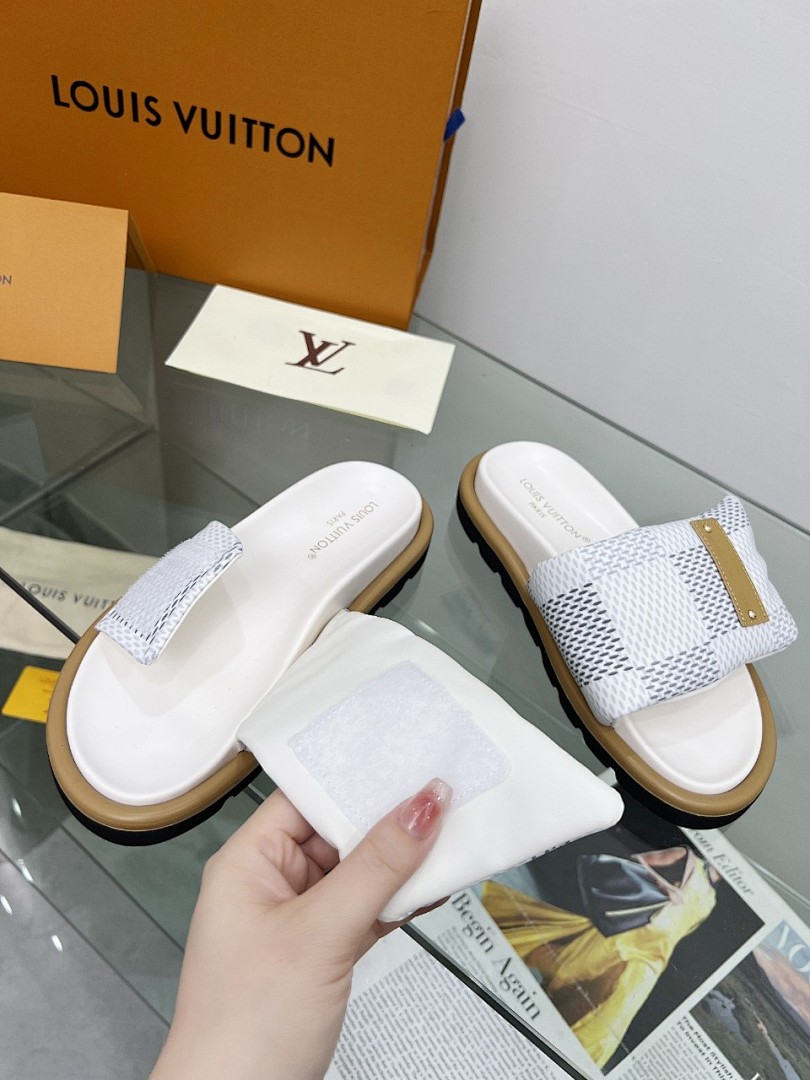 Louis Vuitton Velcro Slippers - Image 9