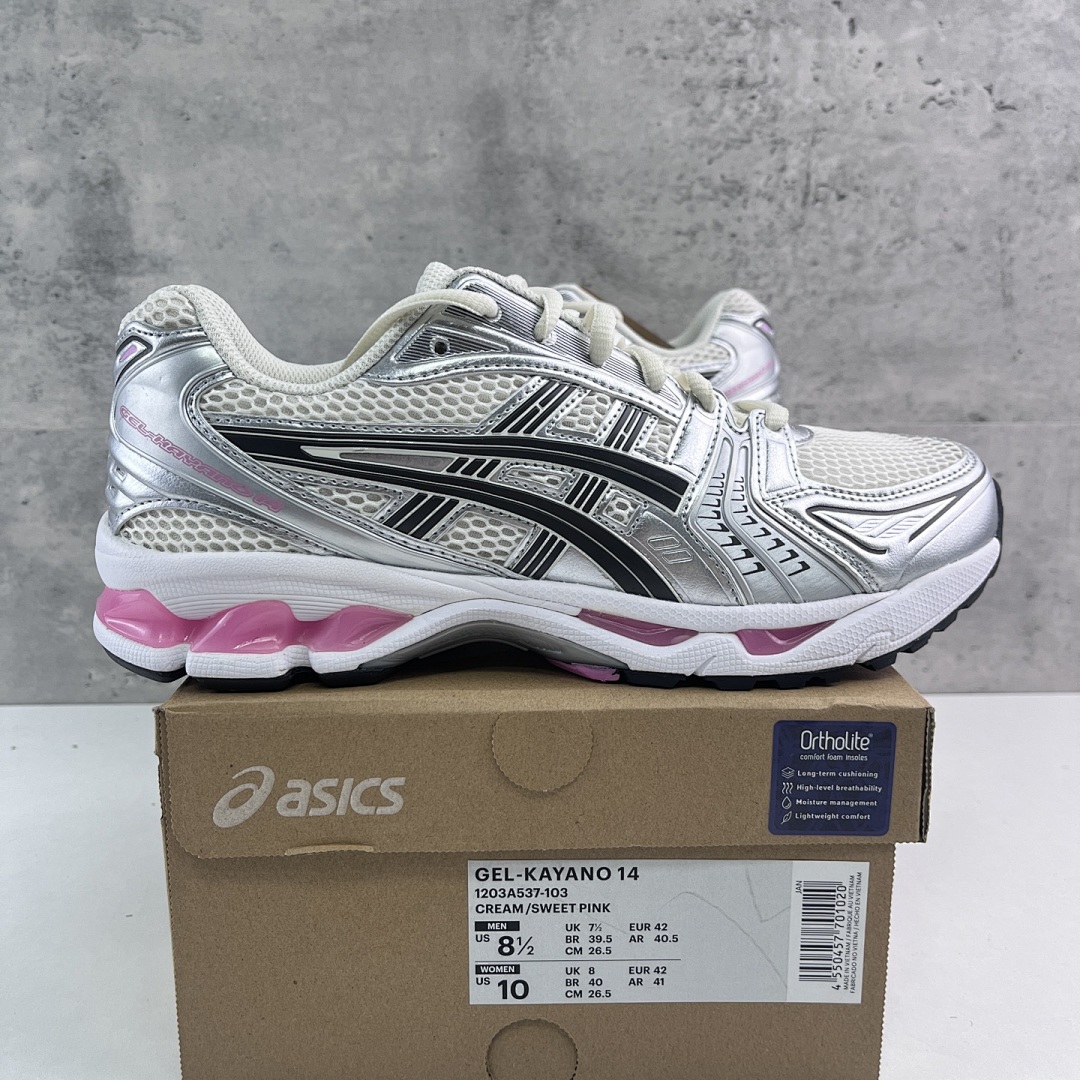 ASICS GEL-Kayano 14 Cream Sweet Pink 1203A537-103