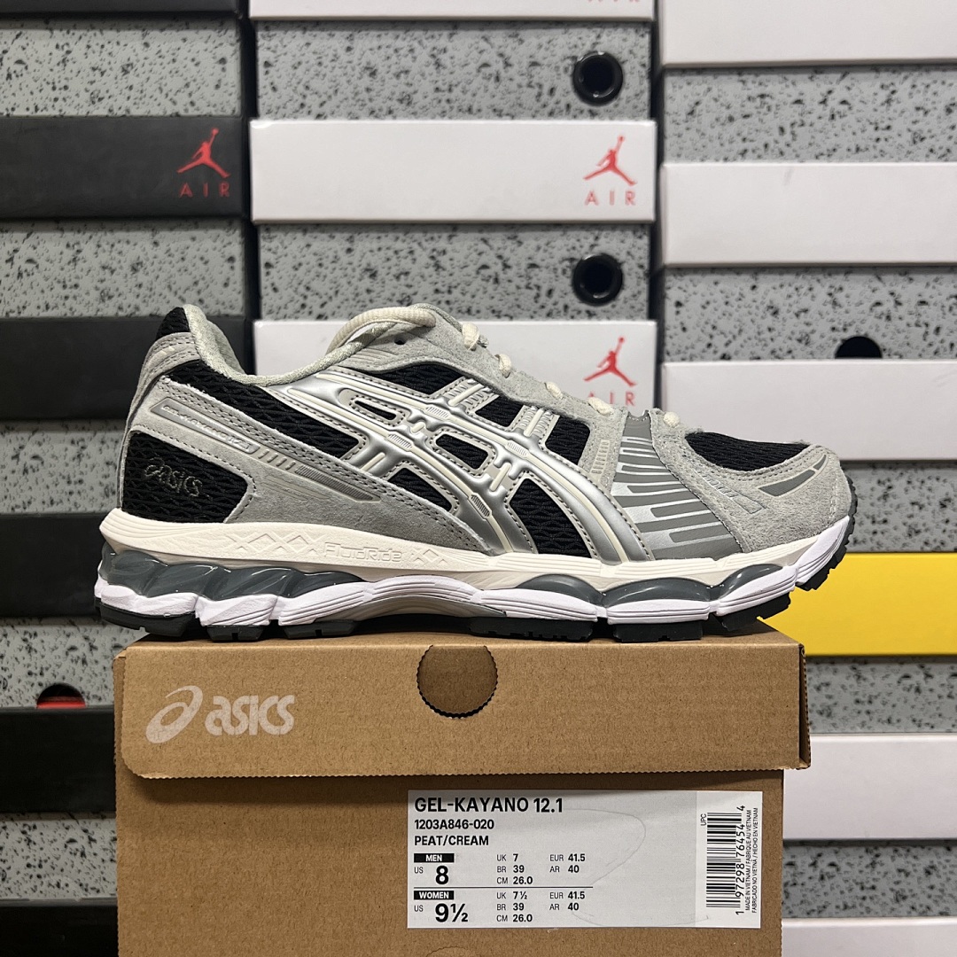 ASICS Gel-Kayano 12.1 Kith Peat (Cream)