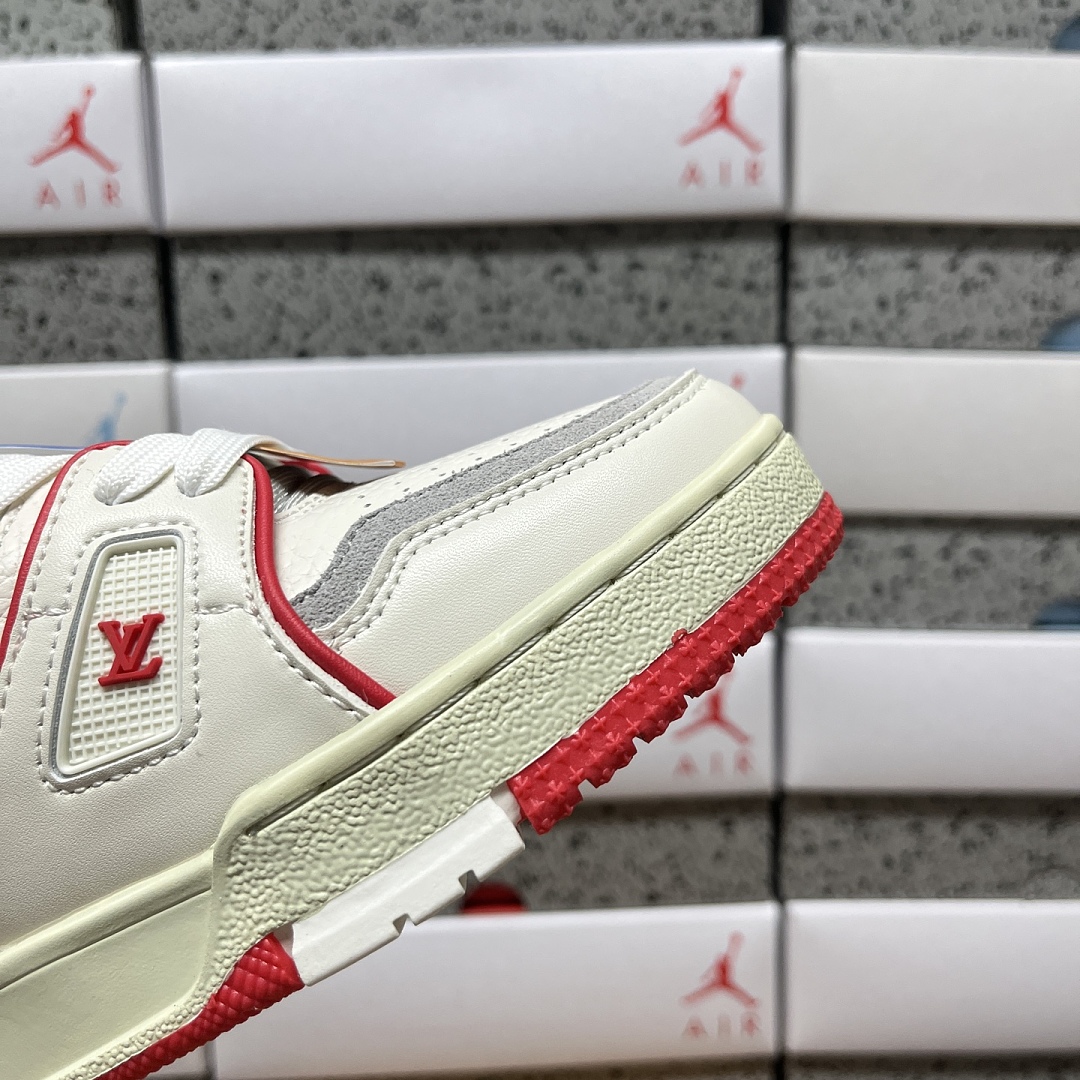 Louis Vuitton Trainer WHITE/RED (White Red) - Image 7
