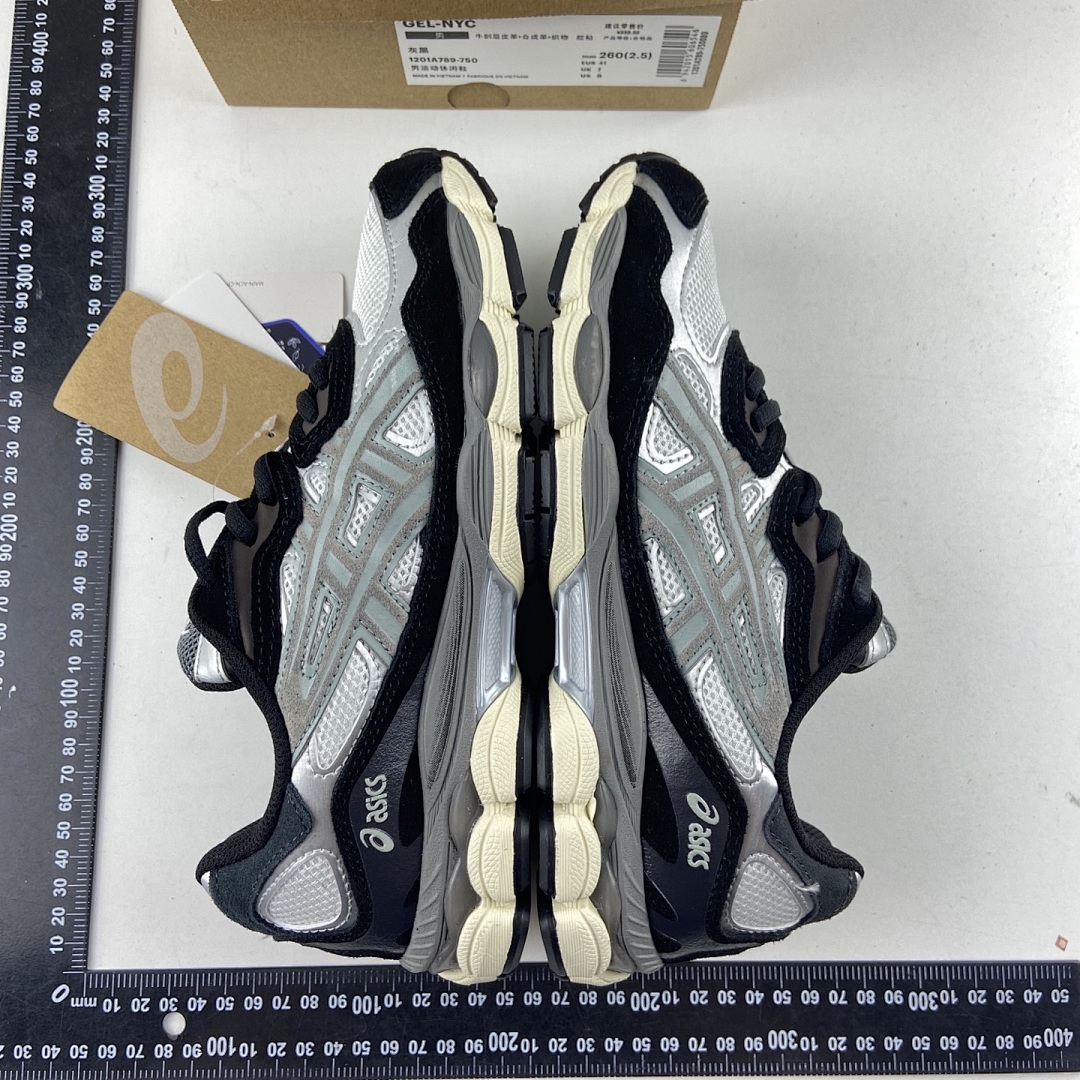 ASICS Gel-NYC Ivory Clay Grey NYC (Black) - Image 9