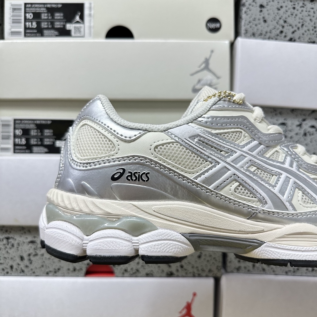 ASICS Gel-NYC Cream Pure Silver 1203A805-101 - Image 9