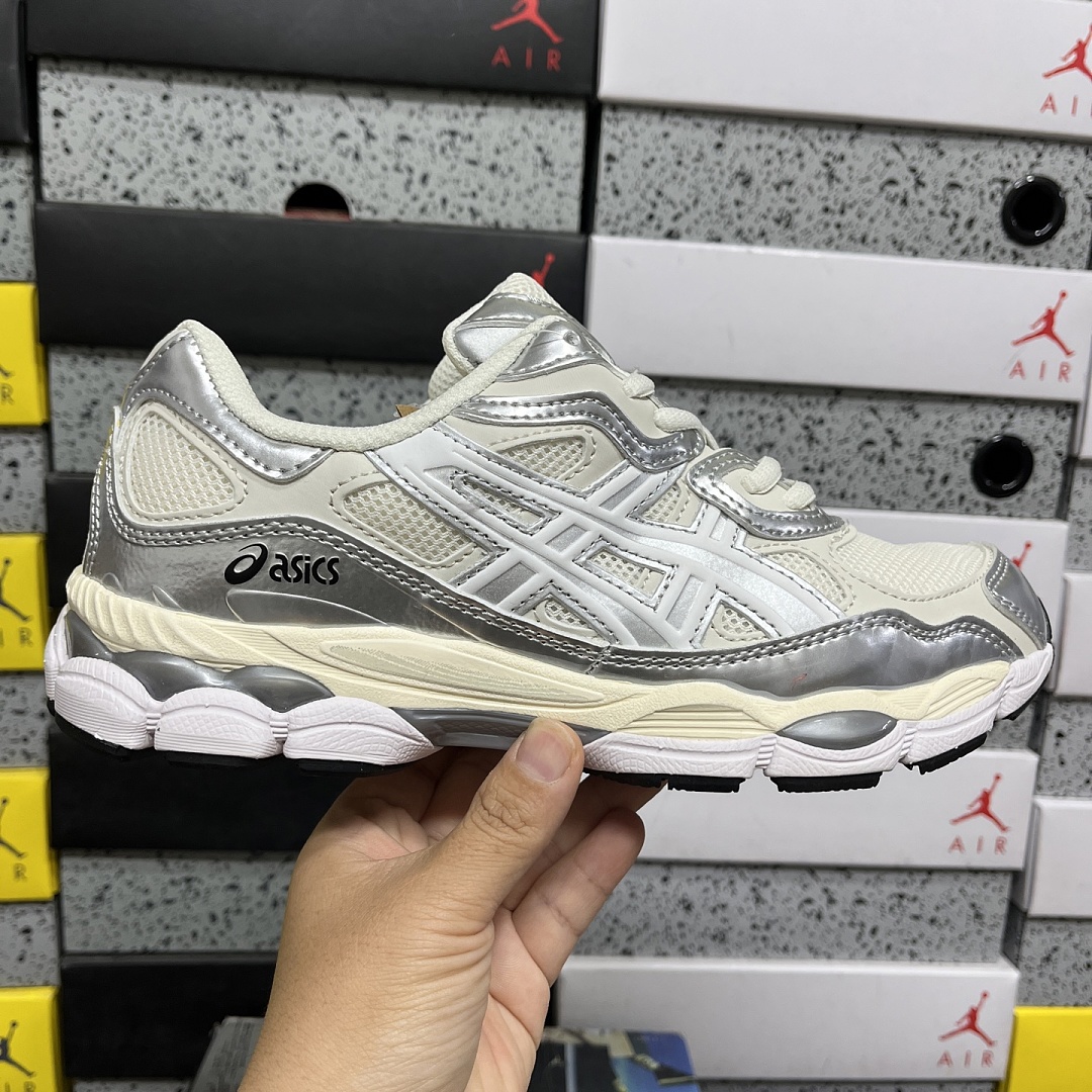 ASICS Gel-NYC Cream Pure Silver 1203A805-101 - Image 7