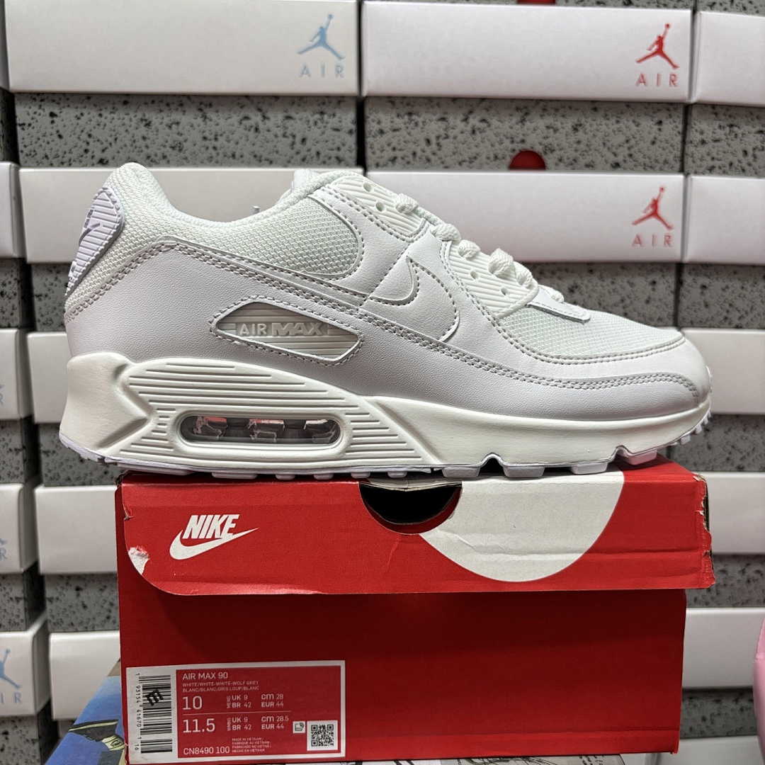 Nike Air Max 90 Recraft Triple White CN8490-100