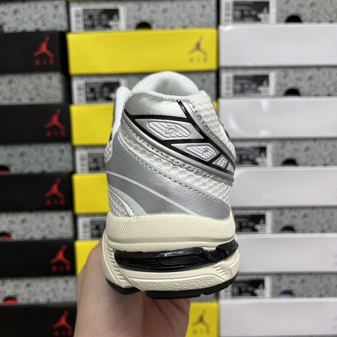 ASICS Gel 1130 White / (Silver Black) - Image 6