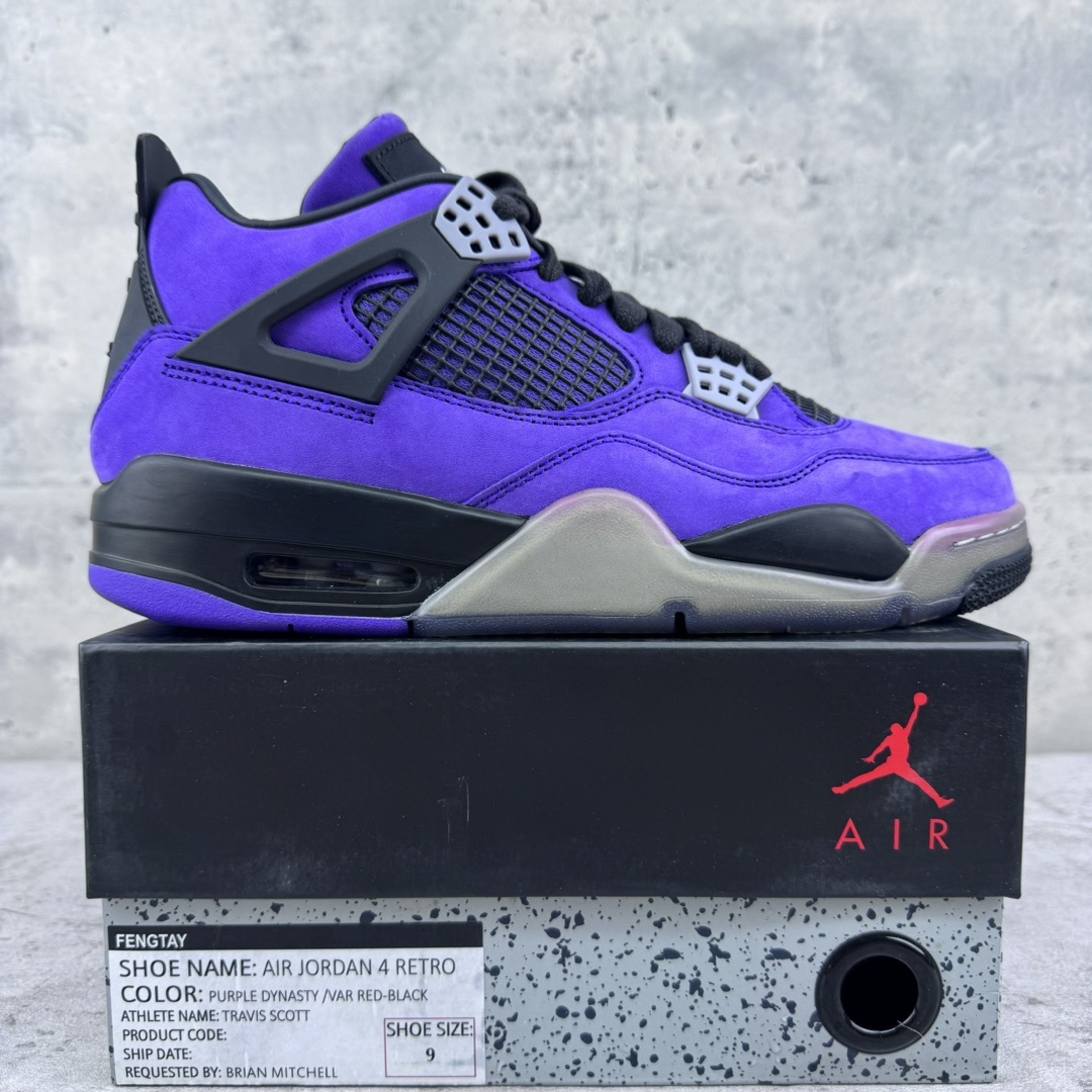 Nike Travis Scott Purple 4 TS - Image 10