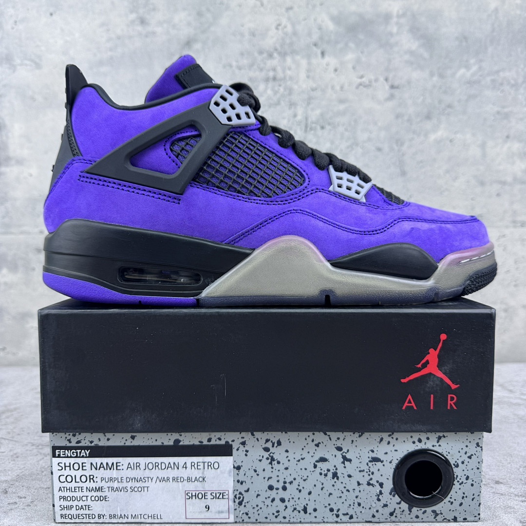 Nike Travis Scott Purple 4 TS