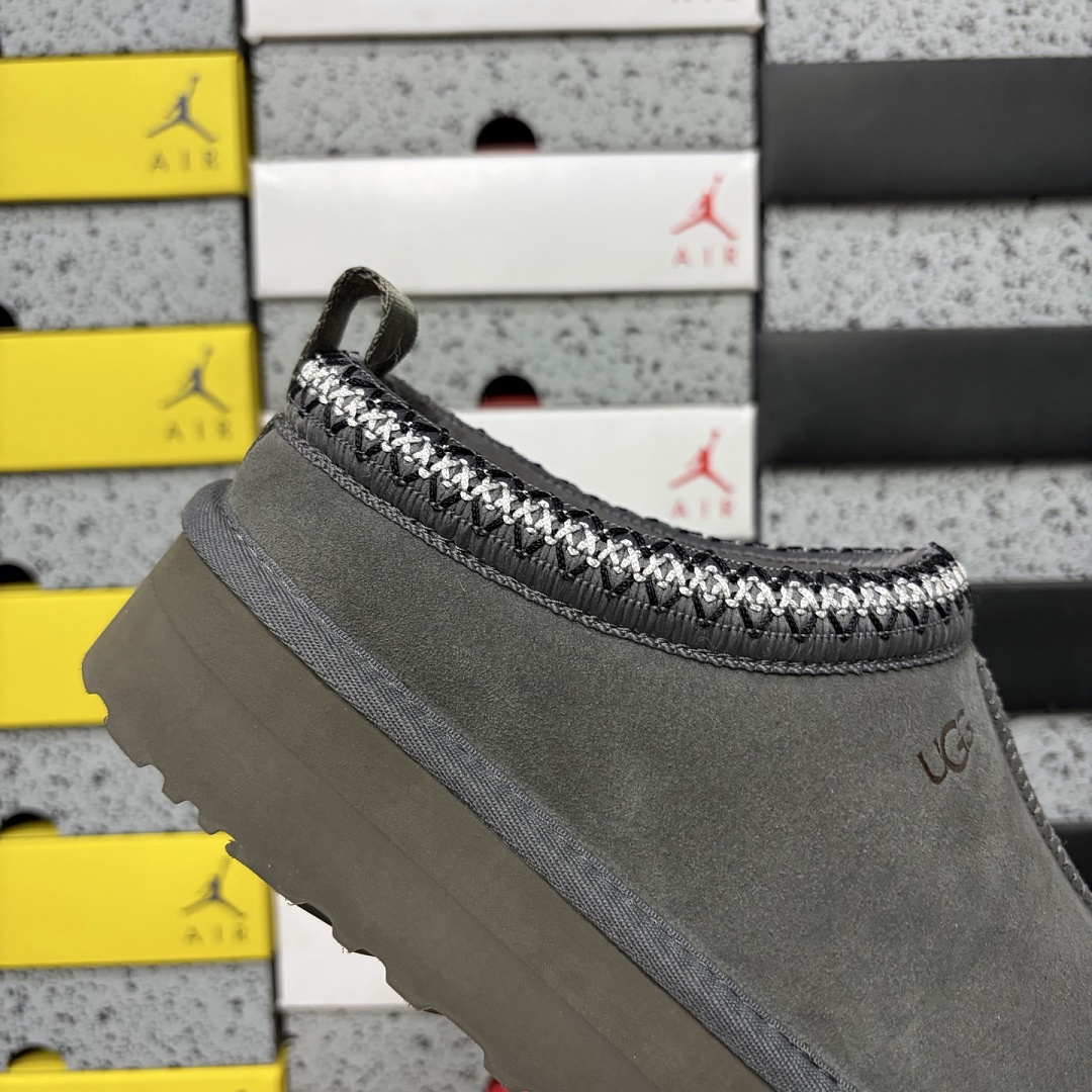 UGG Tazz Thick Sole Loafers / Ethnic Grey -2553 - Image 4