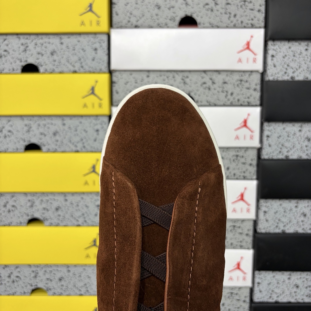 Zegna Deerskin Triple Stitch (Dark Brown) - Image 2