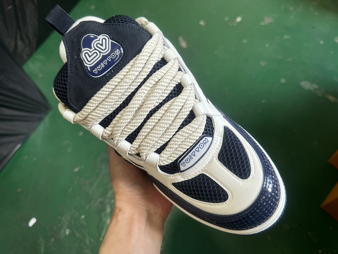 Louis Vuitton LV Skate Blue Sneakers - Image 9