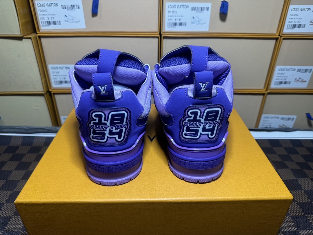 Louis Vuitton LV Skate Purple Sneakers - Image 7