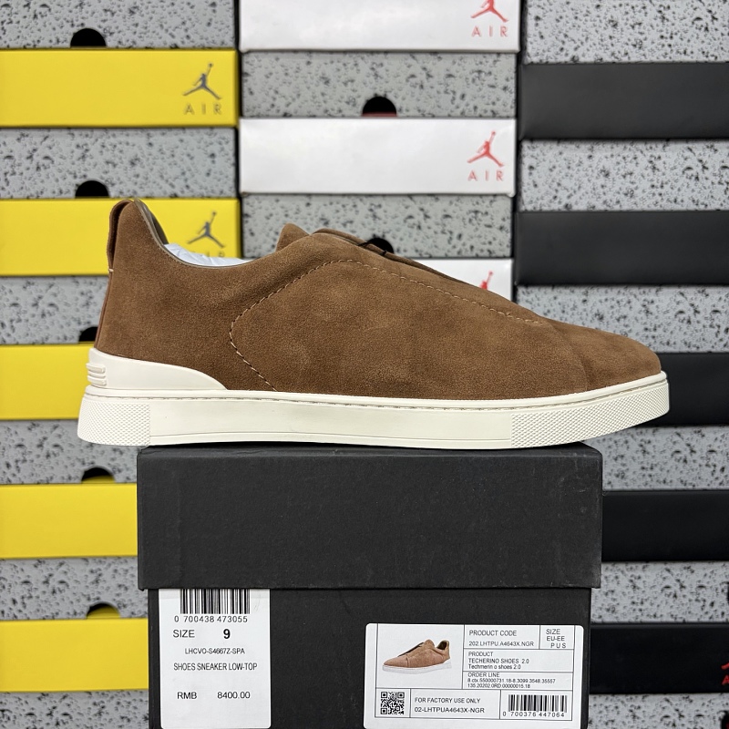 Zegna Deerskin Triple Stitch (Brown)