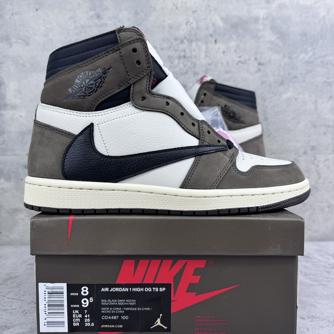 Chanel Jordan 1 Retro High OG SP Travis Scott (Mocha)