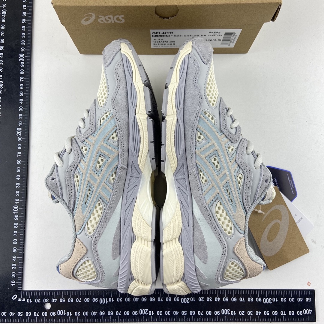 ASICS Gel-NYC Ivory Mid Grey NYC (Cream Light Blue) - Image 10