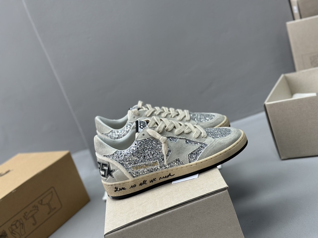 Golden Goose Deluxe Brand Sequin (Silver Grey) - Image 6